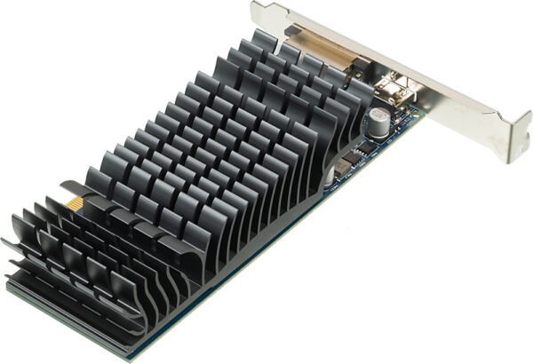 Изображение Видеокарта Asus PCI-E GT1030-SL-2G-BRK NVIDIA GeForce GT 1030 2Gb 64bit GDDR5 1228/6008 DVIx1 HDMIx1 HDCP Ret low profile