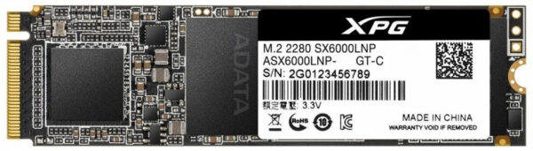 Изображение Накопитель SSD A-Data PCIe 3.0 x4 128GB ASX6000LNP-128GT-C XPG SX6000 Lite M.2 2280