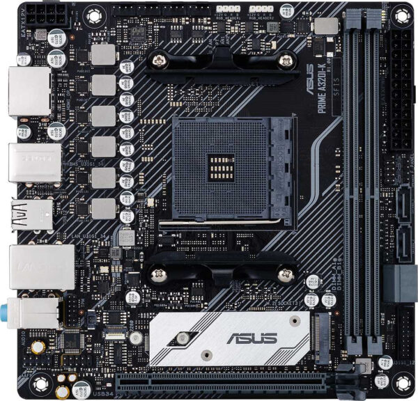 Изображение Материнская плата Asus PRIME A320I-K Soc-AM4 AMD A320 2xDDR4 mini-ITX AC`97 8ch(7.1) GbLAN RAID+HDMI+DP