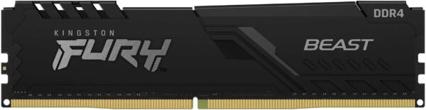 Изображение Память DDR4 16GB 2666MHz Kingston KF426C16BB/16 Fury Beast Black RTL Gaming PC4-21300 CL16 DIMM 288-pin 1.2В single rank с радиатором Ret
