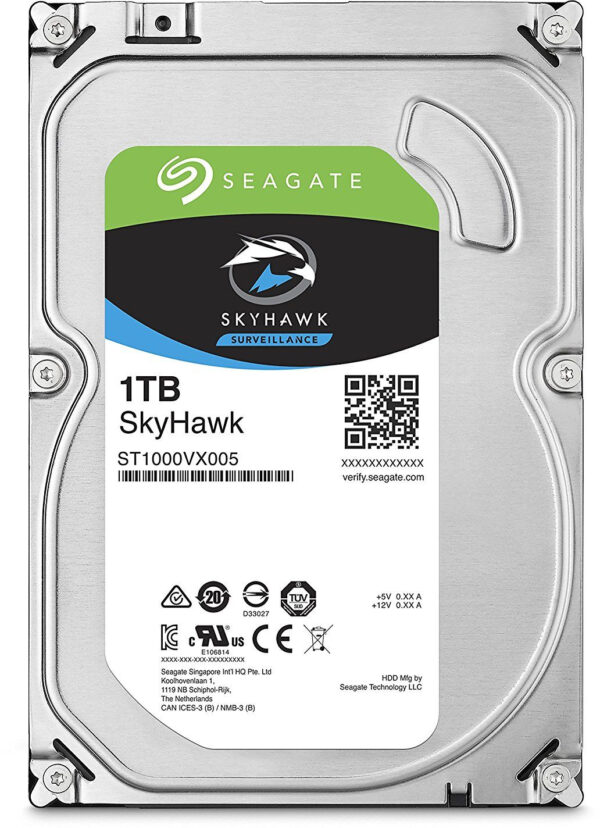 Изображение Жесткий диск Seagate SATA-III 1TB ST1000VX005 Video Skyhawk (5900rpm) 64Mb 3.5"
