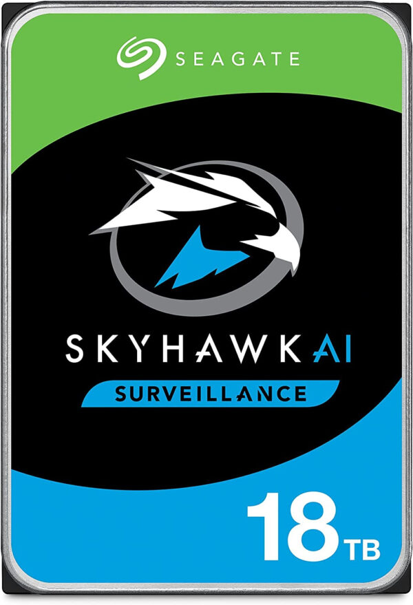 Изображение Жесткий диск Seagate SATA-III 18TB ST18000VE002 Surveillance SkyHawkAI (7200rpm) 256Mb 3.5"