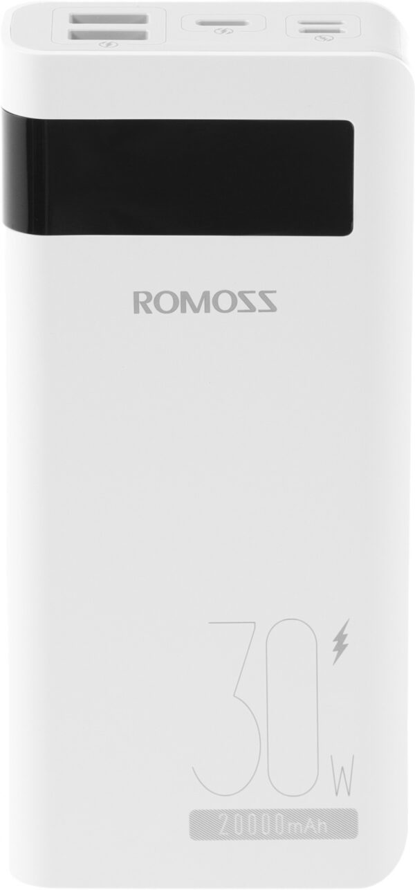Изображение Мобильный аккумулятор Romoss Sense 6PS Pro 20000mAh QC3.0/PD3.0 3A белый