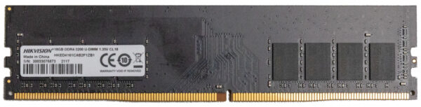 Изображение Память DDR4 16GB 3200MHz Hikvision HKED4161CAB2F1ZB1/16G RTL PC4-25600 CL18 DIMM 288-pin 1.35В Ret
