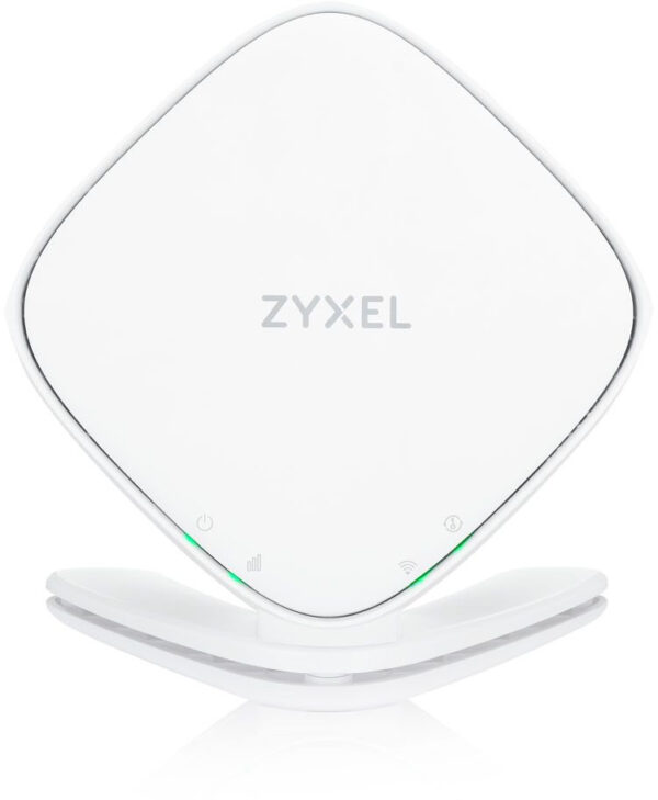 Изображение Повторитель беспроводного сигнала Zyxel WX3100-T0 (WX3100-T0-EU01V2F) AX1800 10/100/1000BASE-TX белый