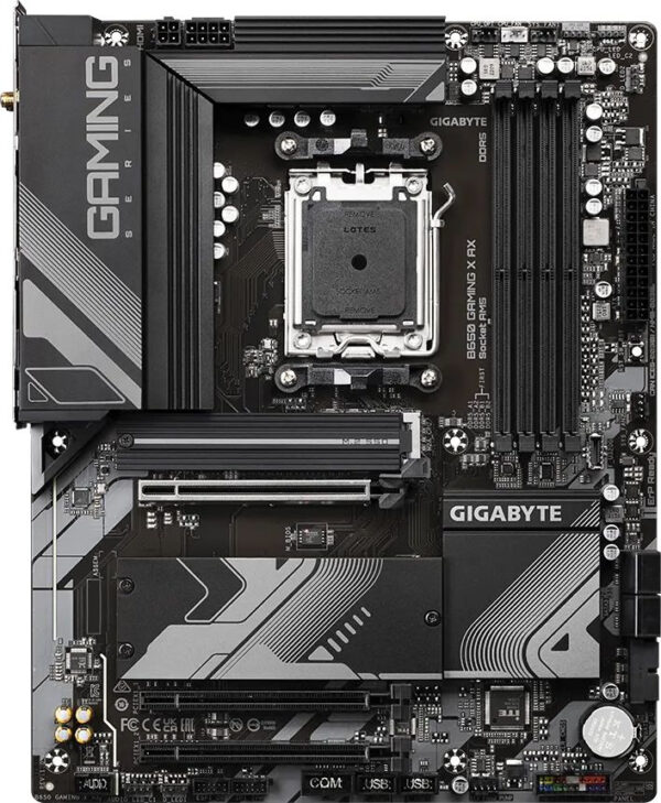 Изображение Материнская плата Gigabyte B650 GAMING X AX SocketAM5 AMD B650 4xDDR5 ATX AC`97 8ch(7.1) 2.5Gg RAID+HDMI+DP