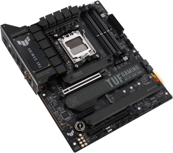 Изображение Материнская плата Asus TUF GAMING X670E-PLUS WIFI SocketAM5 AMD X670 4xDDR5 ATX AC`97 8ch(7.1) 2.5Gg RAID+HDMI+DP