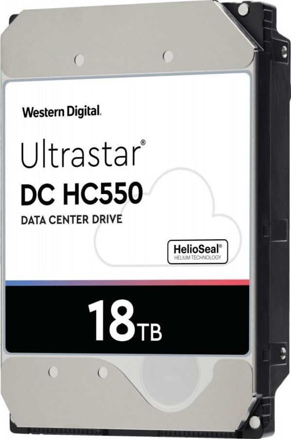 Изображение Жесткий диск WD SAS 3.0 18TB 0F38353 WUH721818AL5204 Server Ultrastar DC HC550 512E (7200rpm) 512Mb 3.5"