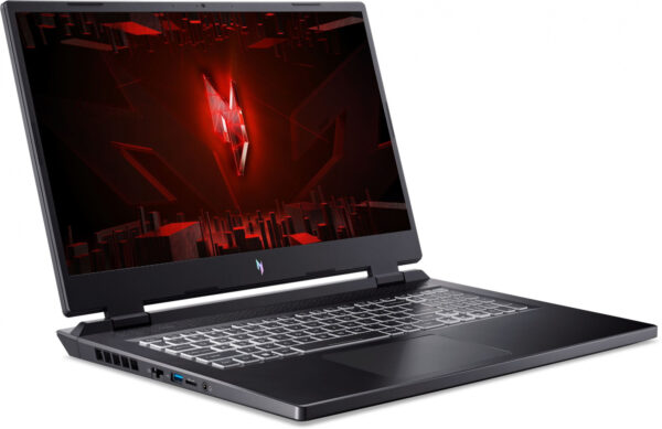 Изображение Ноутбук Acer Nitro 17 AN17-51-716G Core i7 13700H 16Gb SSD1Tb NVIDIA GeForce RTX4050 6Gb 17.3" IPS QHD (2560x1440) noOS black WiFi BT Cam (NH.QK5CD.001)