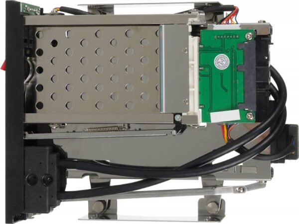 Изображение Сменный бокс для HDD Thermaltake Max5 Duo ST0026Z SATA III SATA пластик/сталь черный 2.5" 3.5"