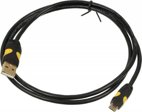 Изображение Кабель 2A Smooth Connector USB (m)-micro USB (m) 1м черный