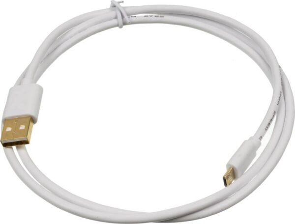 Изображение Кабель 2A Square USB (m)-micro USB (m) 1м белый