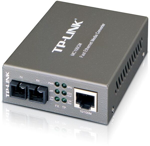 Изображение Медиаконвертер TP-Link MC100CM 100Mbit RJ45 100Mbit SC