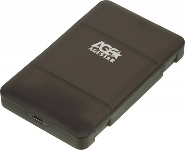 Изображение Внешний корпус для HDD/SSD AgeStar 31UBCP3C SATA USB3.1 пластик черный 2.5"