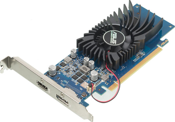 Изображение Видеокарта Asus PCI-E GT1030-2G-BRK NVIDIA GeForce GT 1030 2Gb 64bit GDDR5 1228/6008 HDMIx1 DPx1 HDCP Ret low profile