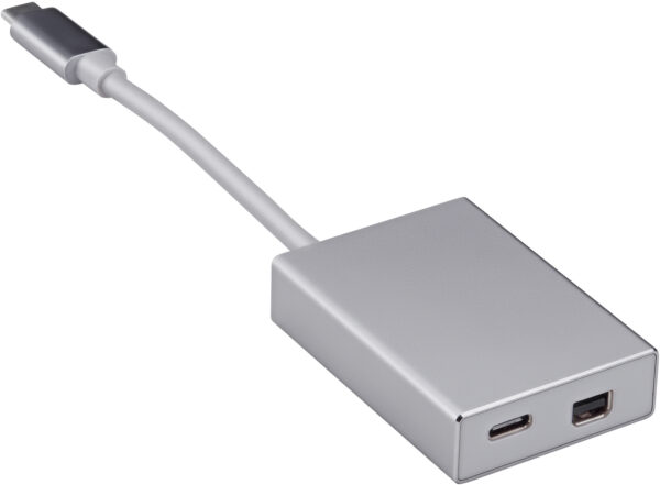 Изображение Адаптер Buro BHP miniDisplayPort (f)-USB Type-C (m) 0.1м серебристый