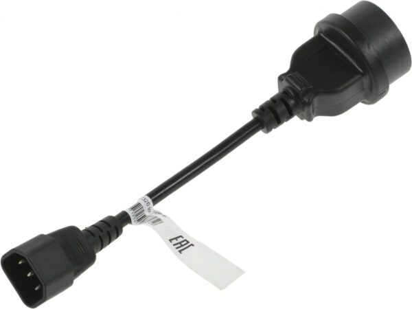 Изображение Кабель Powercom SCUT IEC-320 C14 to Socket Type-F 250V 10A