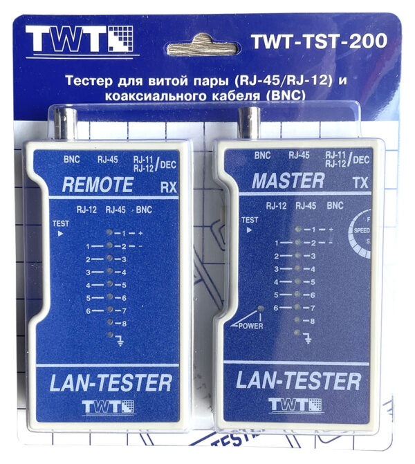 Изображение Тестер кабельный Lanmaster TWT-TST-200