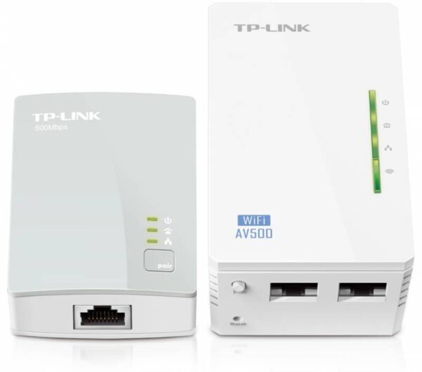 Изображение Сетевой адаптер Powerline TP-Link TL-WPA4220 KIT AV600 Fast Ethernet