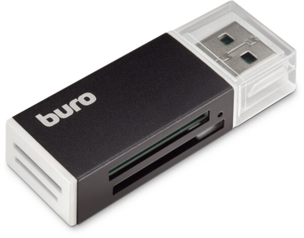 Изображение Устройство чтения карт памяти USB2.0 Buro BU-CR-3104 черный