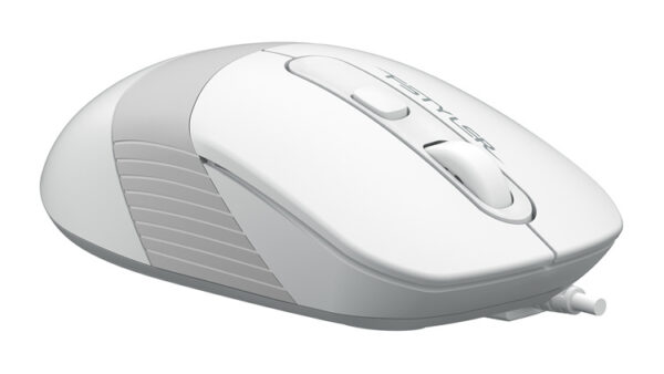 Изображение Мышь A4Tech Fstyler FM10 белый/серый оптическая (1600dpi) USB (4but)