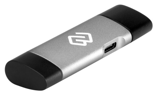 Изображение Устройство чтения карт памяти USB 2.0/Type C Digma CR-СU2520-G серый