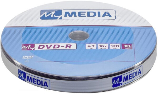 Изображение Диск DVD-R MyMedia 4.7Gb 16x Pack wrap (10шт) (69205)