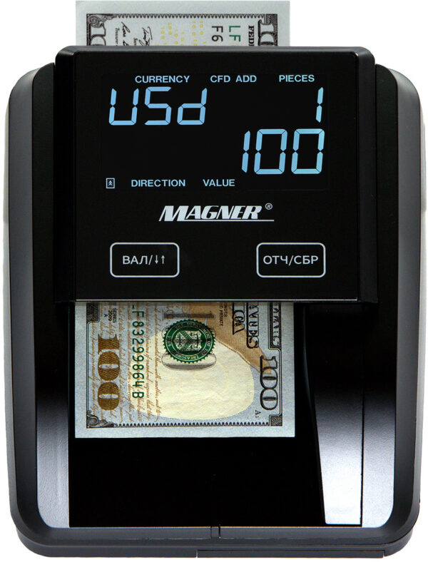 Изображение Детектор банкнот Magner 215 автоматический мультивалюта