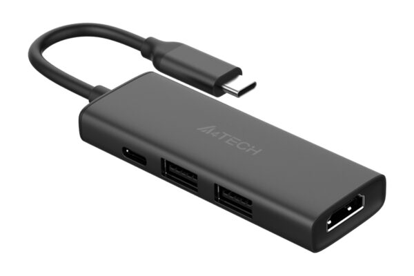 Изображение Разветвитель USB-C A4Tech DST-40C 2порт. серый
