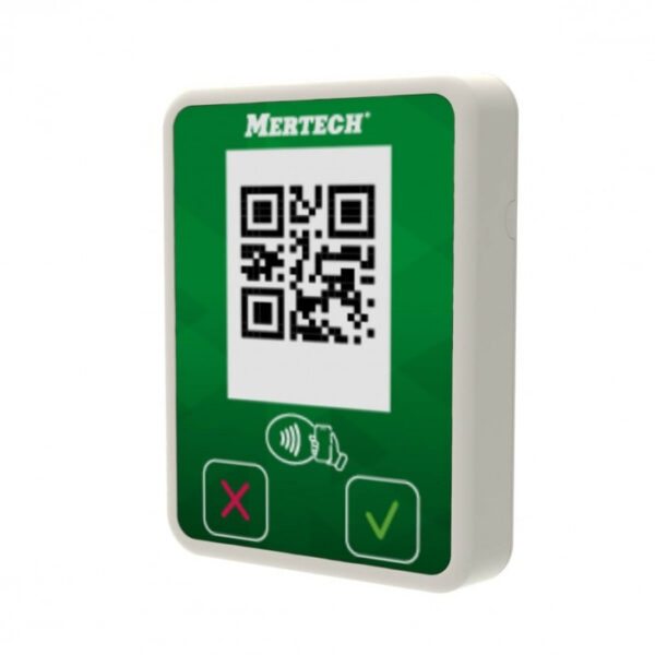 Изображение Дисплей QR кодов Mertech белый/зеленый (2135)