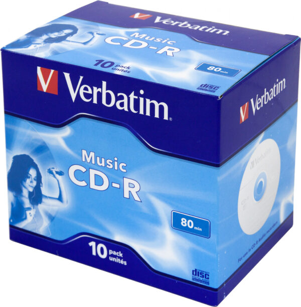 Изображение Диск CD-R Verbatim 700Mb 16x Jewel case (10шт) (43365)