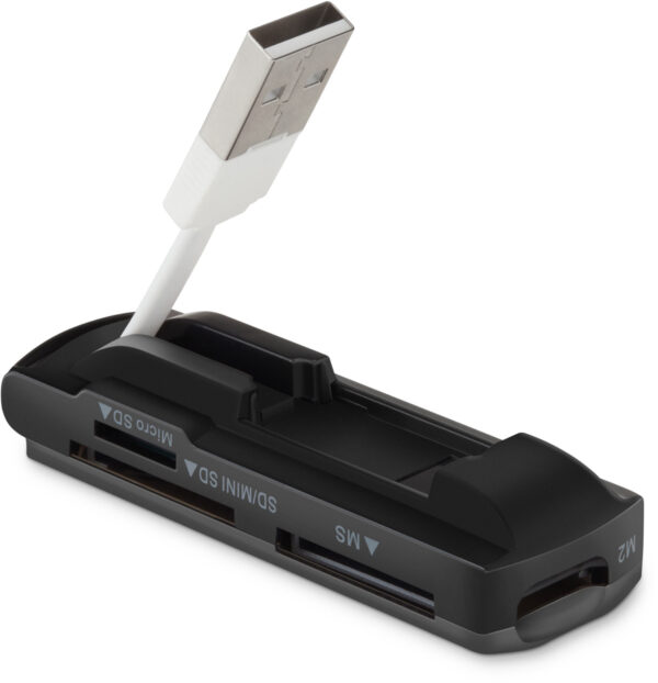 Изображение Устройство чтения карт памяти USB2.0 Buro BU-CR-108 черный