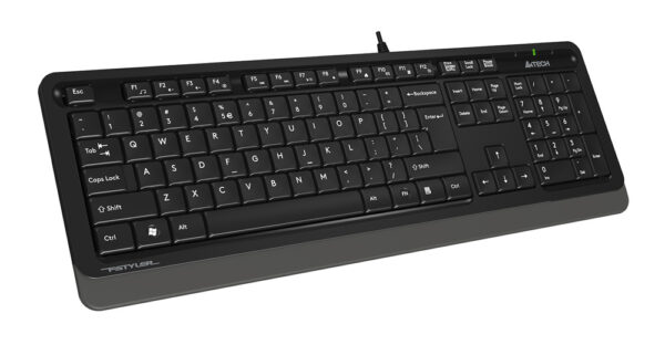 Изображение Клавиатура + мышь A4Tech Fstyler F1010 клав:черный/серый мышь:черный/серый USB Multimedia (F1010 GREY)