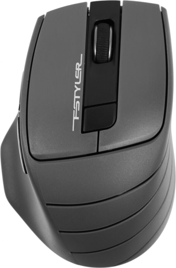 Изображение Мышь A4Tech Fstyler FG30 серый оптическая (2000dpi) беспроводная USB (6but)