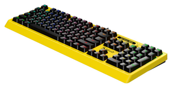 Изображение Клавиатура A4Tech Bloody B810RC Punk механическая желтый/черный USB for gamer LED
