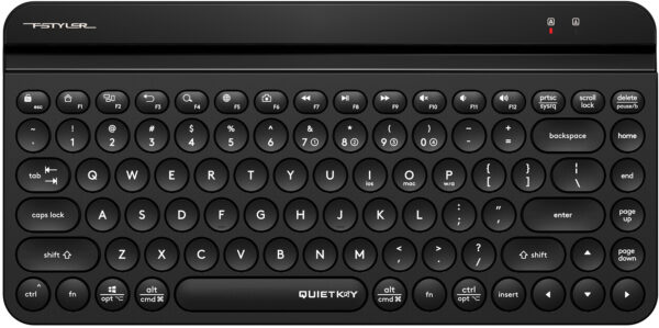 Изображение Клавиатура A4Tech Fstyler FBK30 черный USB беспроводная BT/Radio slim Multimedia (FBK30 BLACK)