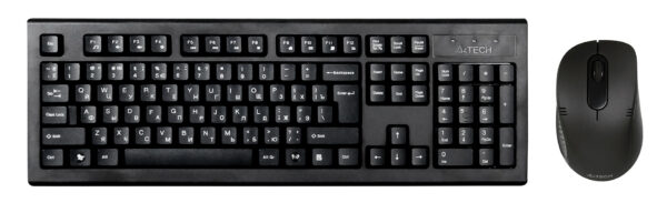 Изображение Клавиатура + мышь A4Tech 7100N клав:черный мышь:черный USB беспроводная